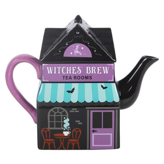 Witches' Brew Tea Room Teapot | Teapot & Tea Set | Wiccan Witchy Decor | Housewarming Gift