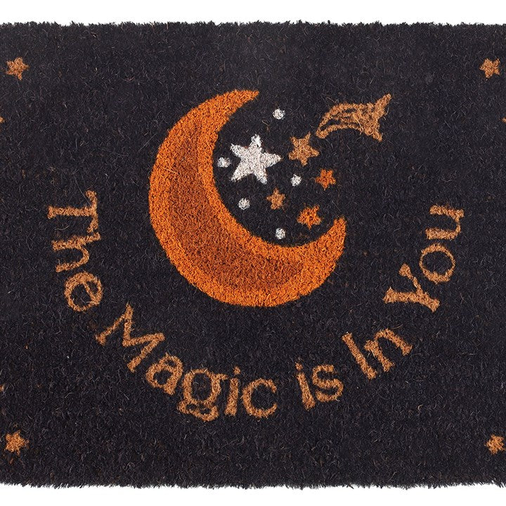 Purple The Magic is in You Doormat