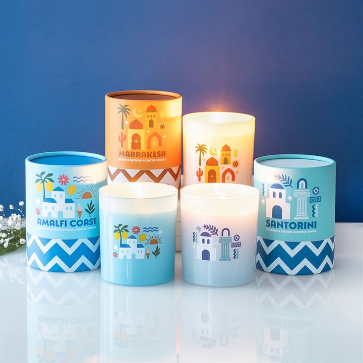 Marrakesh Amber & Saffron Scented Candle