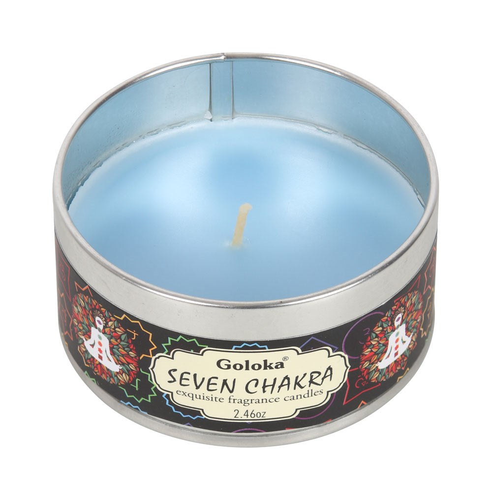 Goloka Seven Chakra Soya Wax Candle