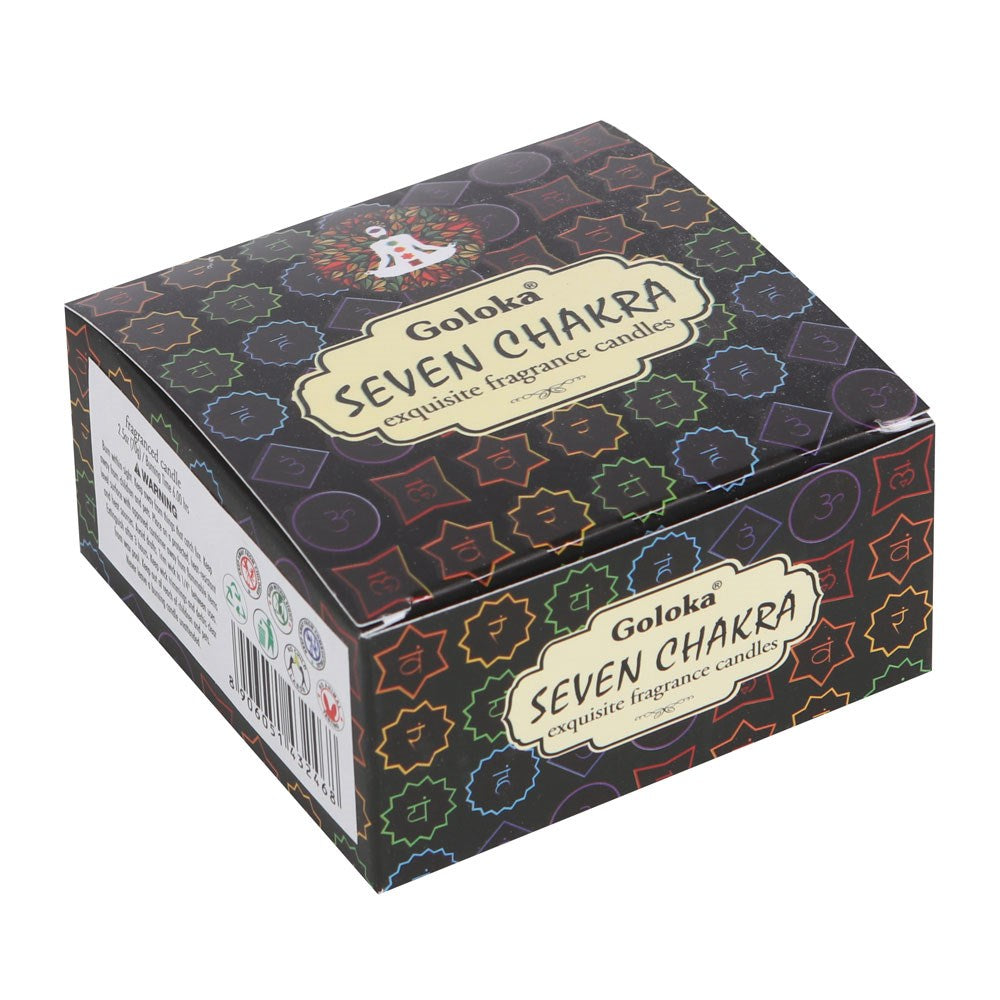 Goloka Seven Chakra Soya Wax Candle