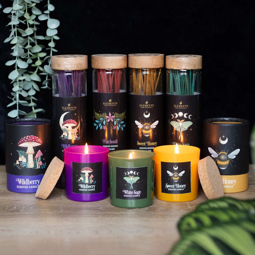 Luna Moth White Sage Candle