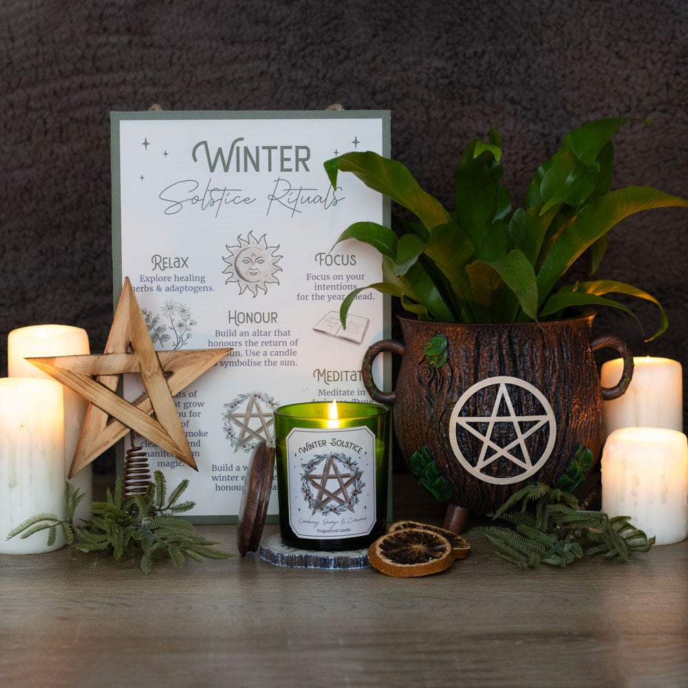 30cm Winter Solstice Rituals MDF Hanging Sign