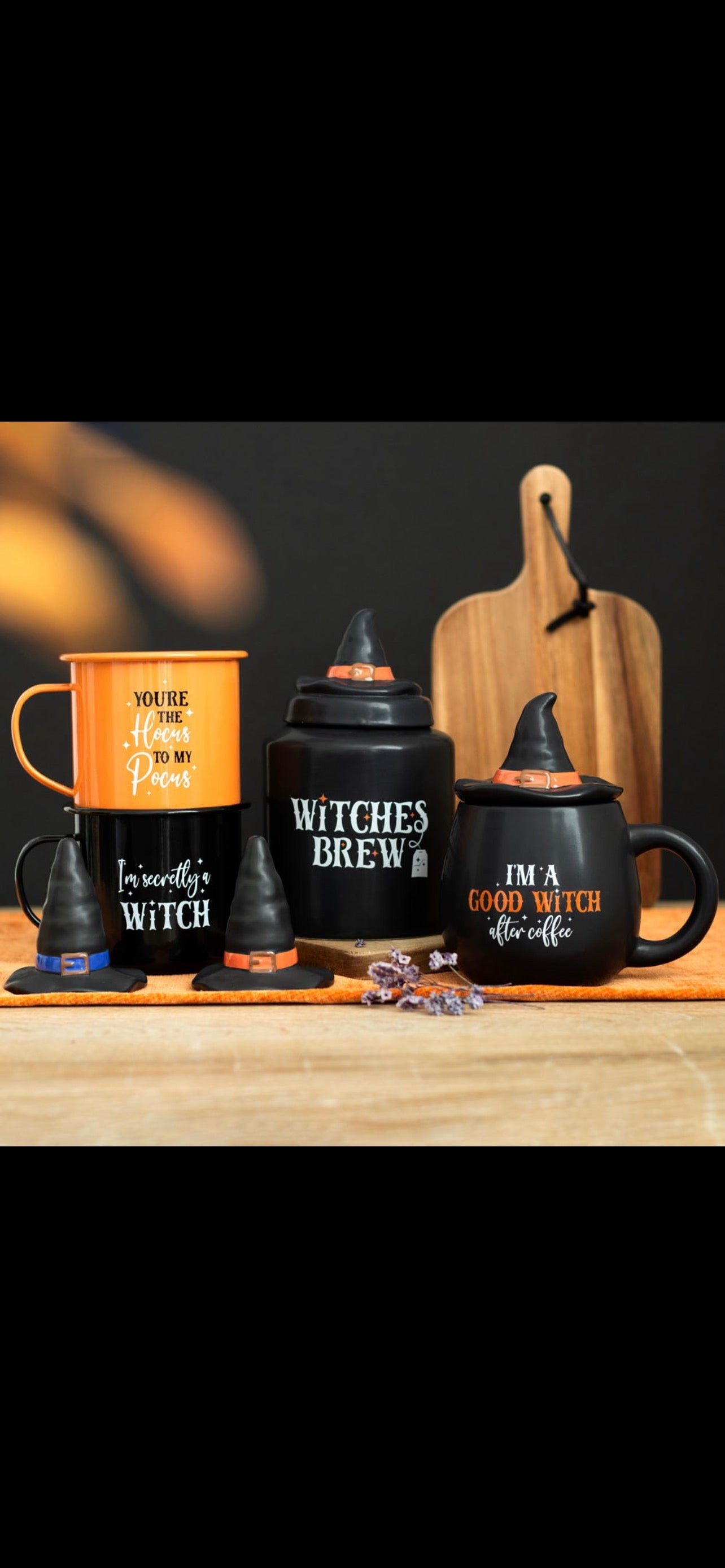 Witch Hat Salt And Pepper Shakers