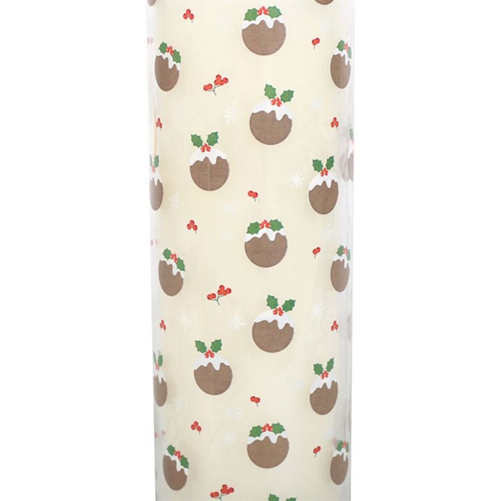 Christmas Pudding Tube Candle