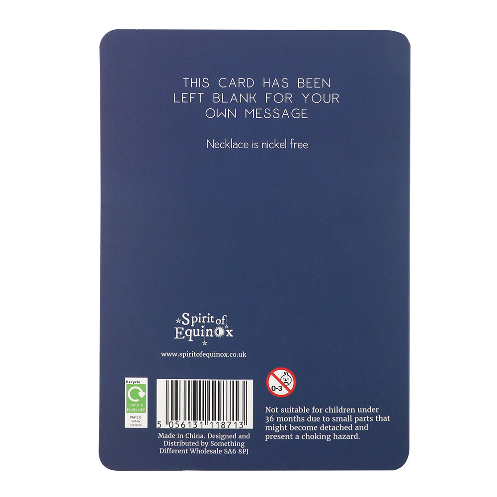 Gemini Zodiac Necklace Card