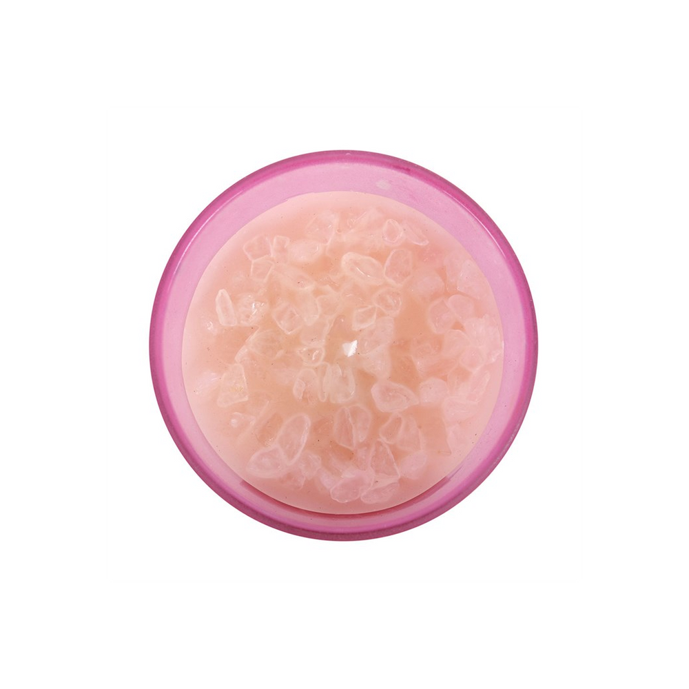 Crown Chakra Blackberry Crystal Chip Candle
