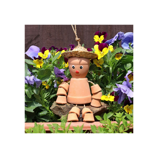 Small Terracotta Pot Man
