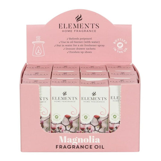 Set of 12 Elements Magnolia Fragrance Oils