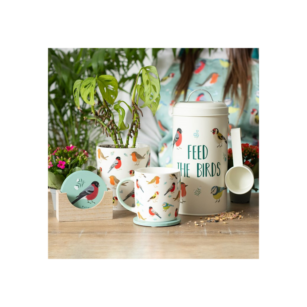 British Garden Birds Ceramic Plant Pot