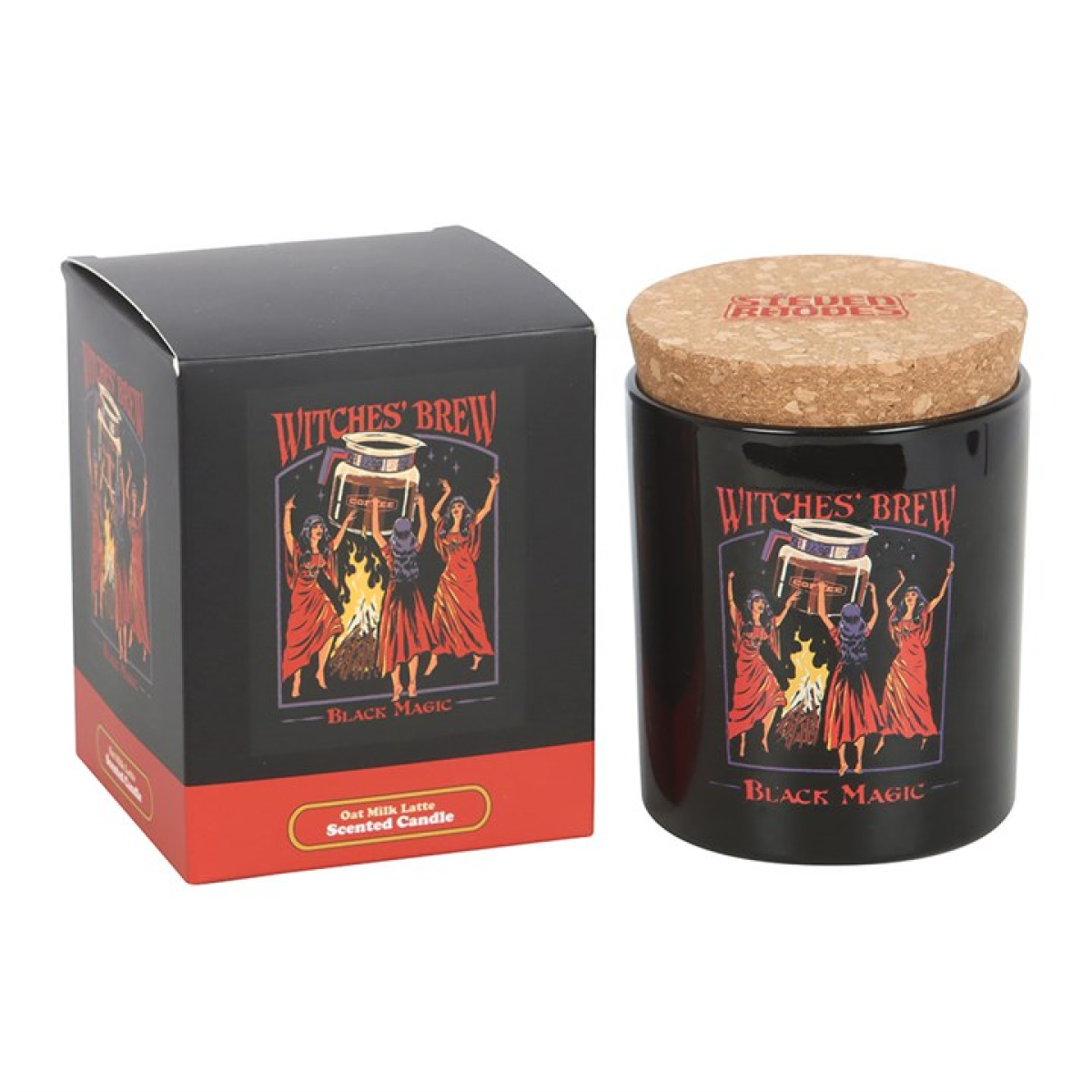 Witches' Brew Oat Milk Latte Candle by Steven Rhodes