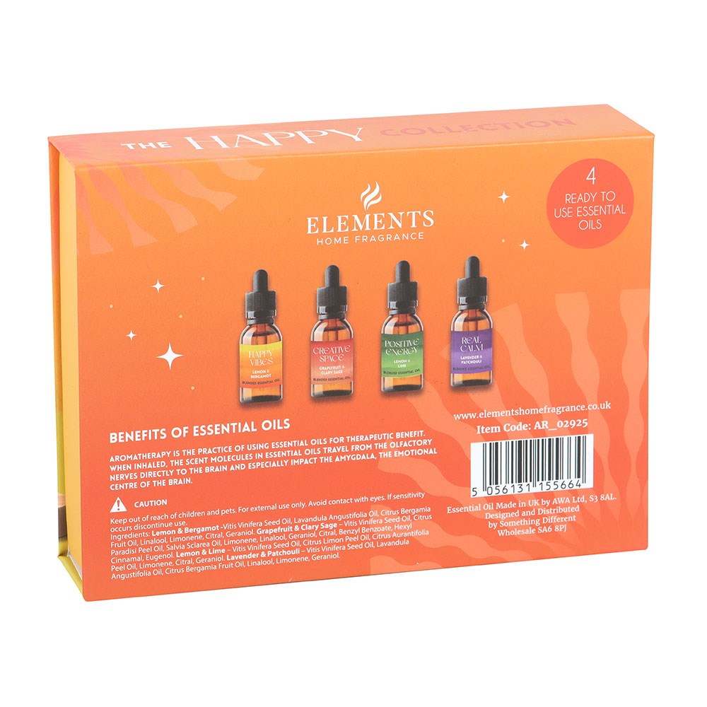 The Happy Collection Blended Essential Oil Set