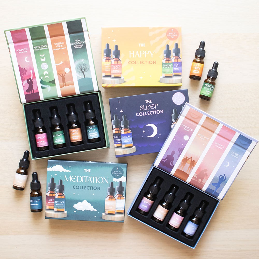 The Happy Collection Blended Essential Oil Set