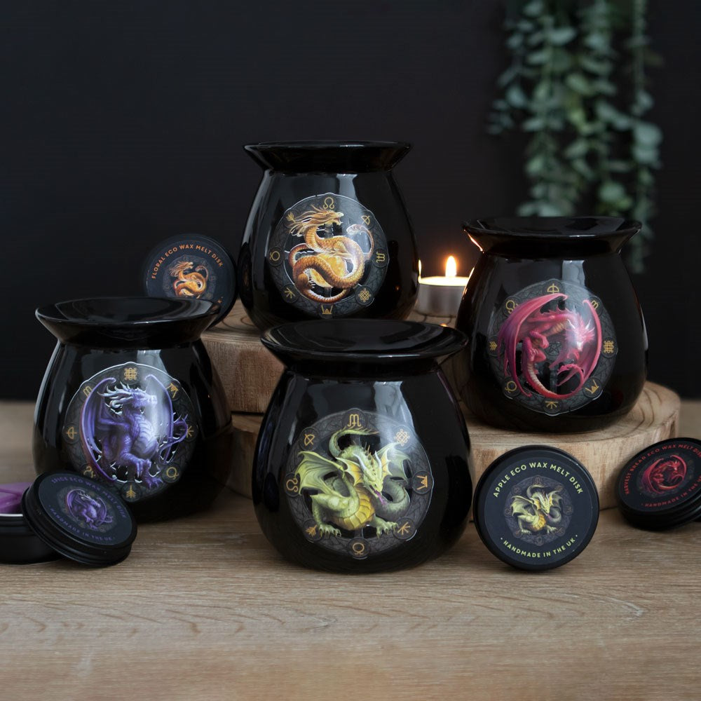 Mabon Wax Melt Burner Gift Set by Anne Stokes