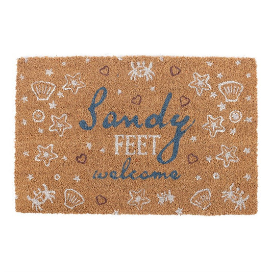 Natural Sandy Feet Welcome Doormat