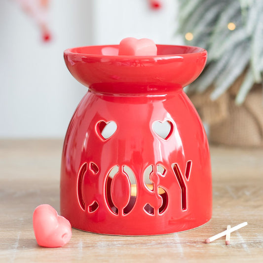 Cosy Ceramic Wax Melt Burner Gift Set