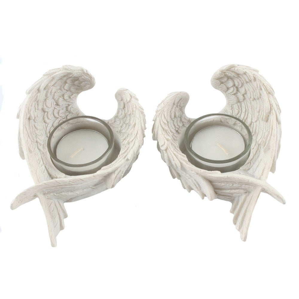 Set of 2 Winged Candle Holders