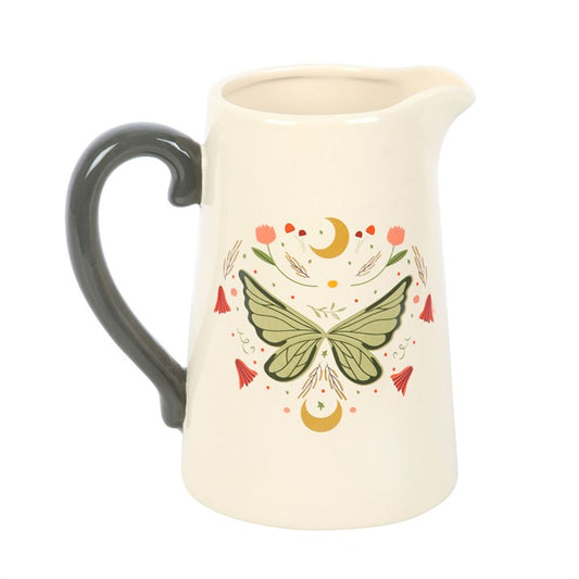 Fairy Wing Ceramic Flower Jug | Gift & Home Decor | Fairycore Cottagecore Decor | Gift for Him