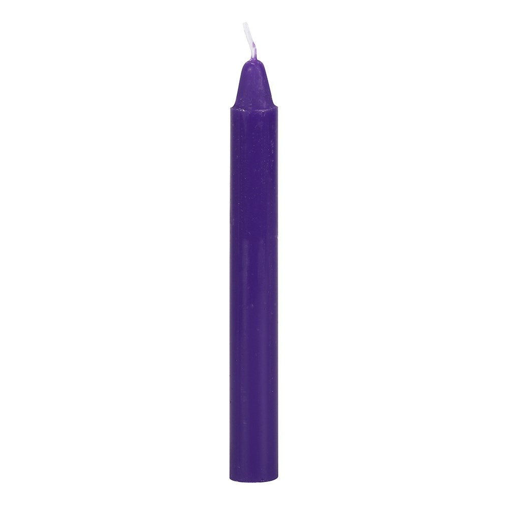 Set of 12 Purple 'Prosperity' Spell Candles