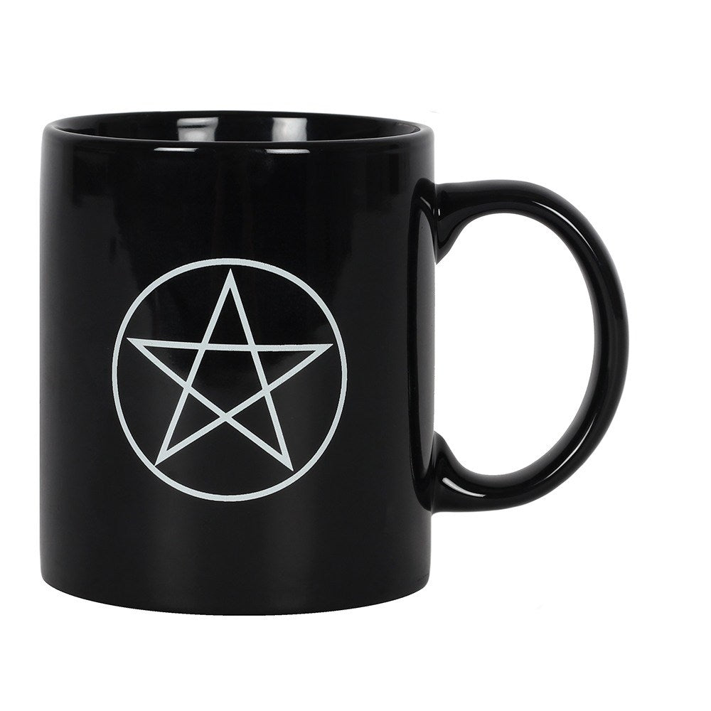 Pentagram Black Mug