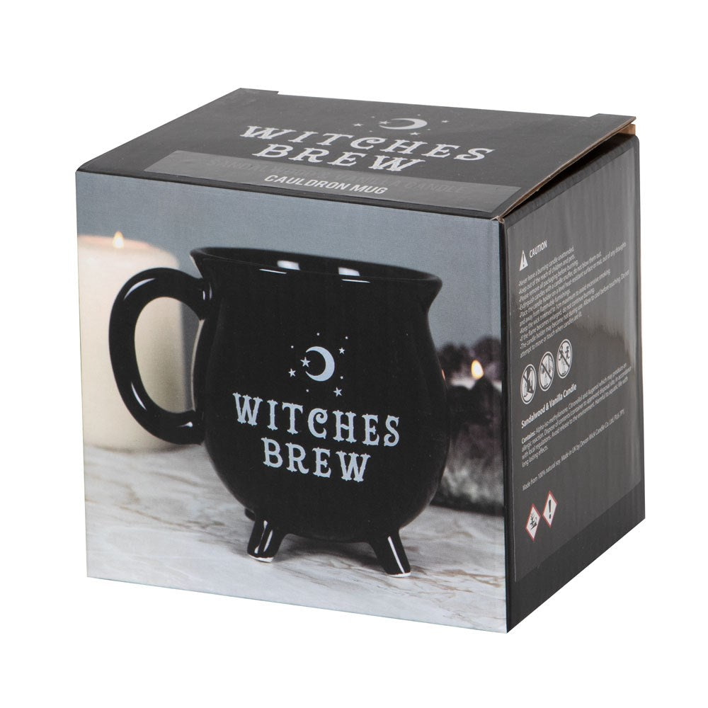 Witches Brew Cauldron Mug Candle