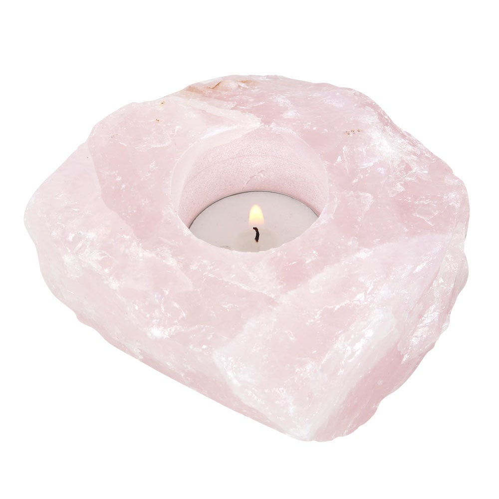 Rose Quartz Tealight Holder