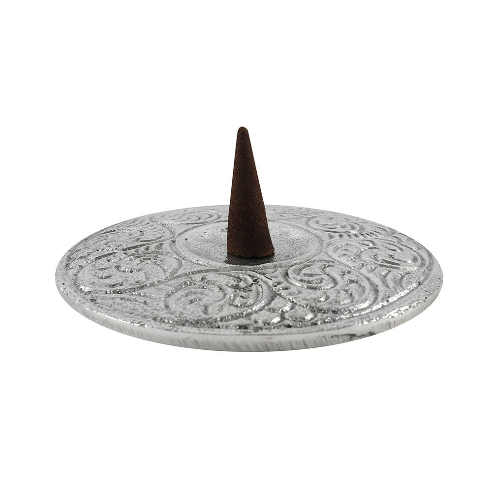 10cm Silver Pentagram Incense Holder