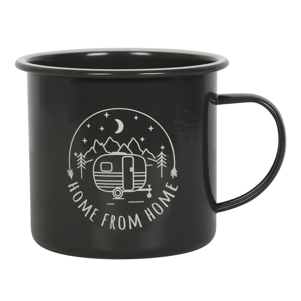 Home from Home Enamel Camping Mug