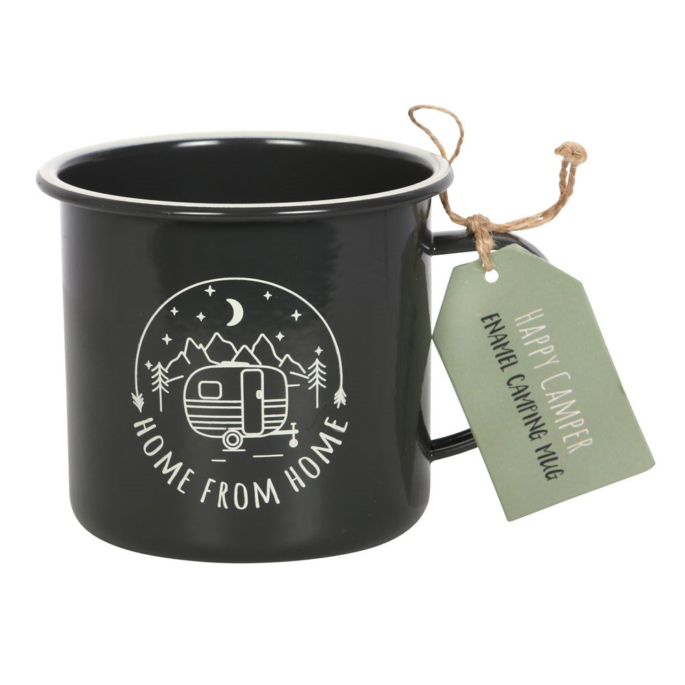 Home from Home Enamel Camping Mug