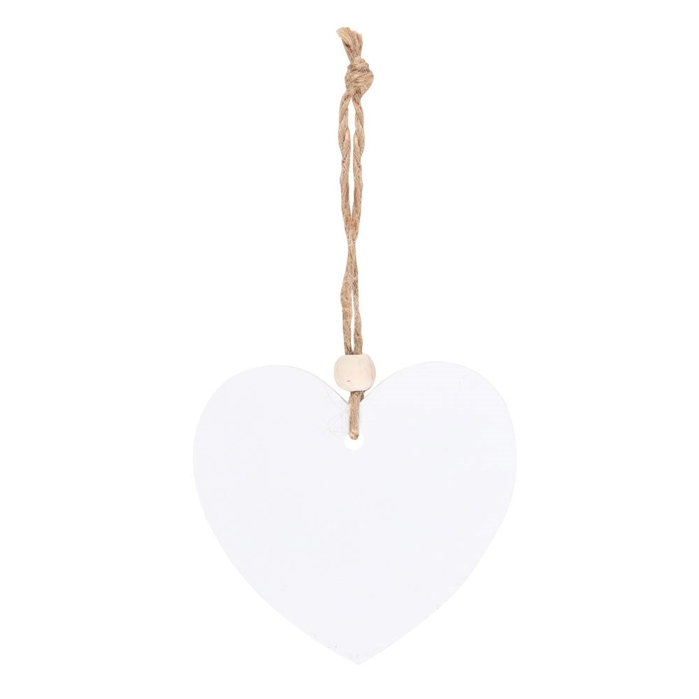 Mr and Mrs Hanging Heart Sentiment Sign