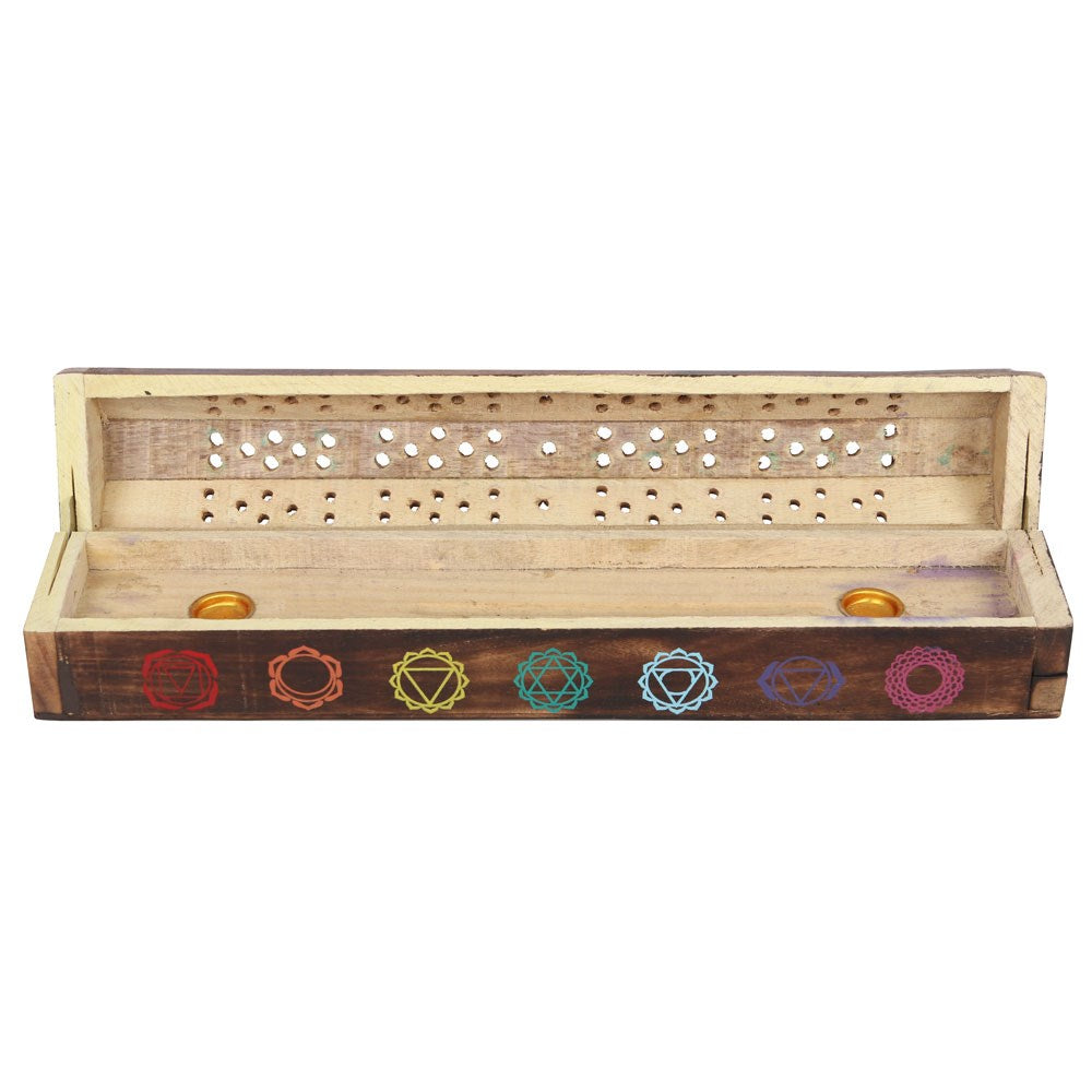 Chakra Wooden Mixed Incense Box Set