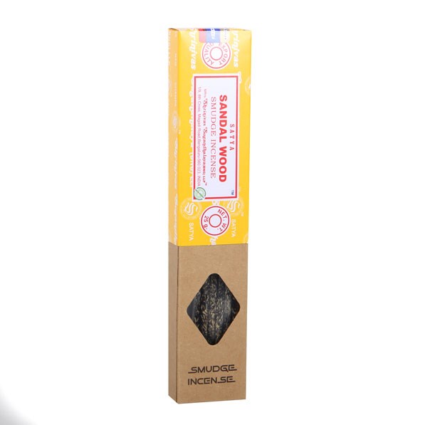 12 Packs of Satya Sandalwood Smudge Incense 25g