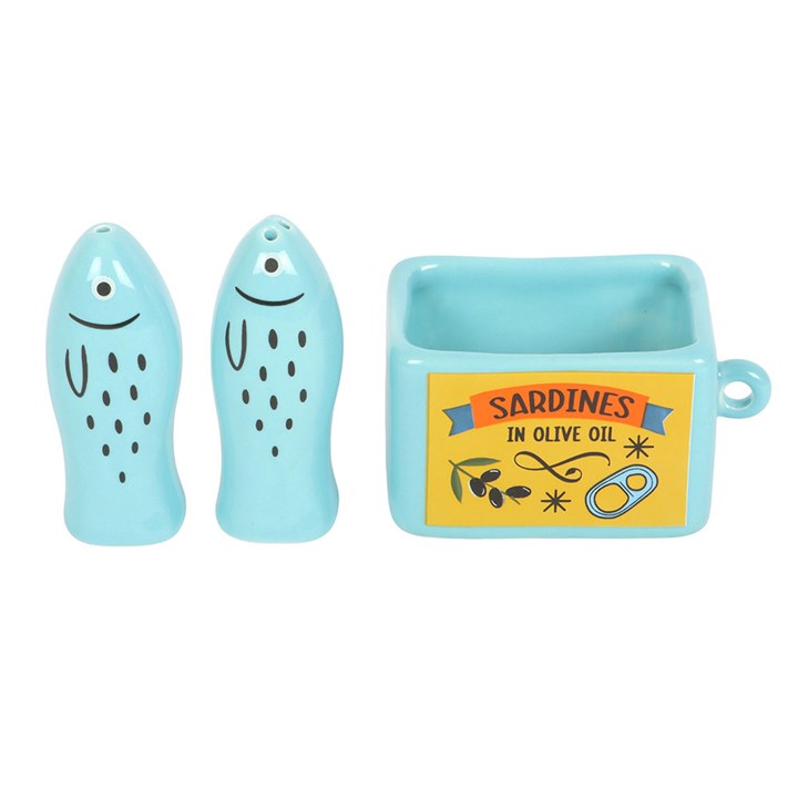 Sardine Salt and Pepper Shakers
