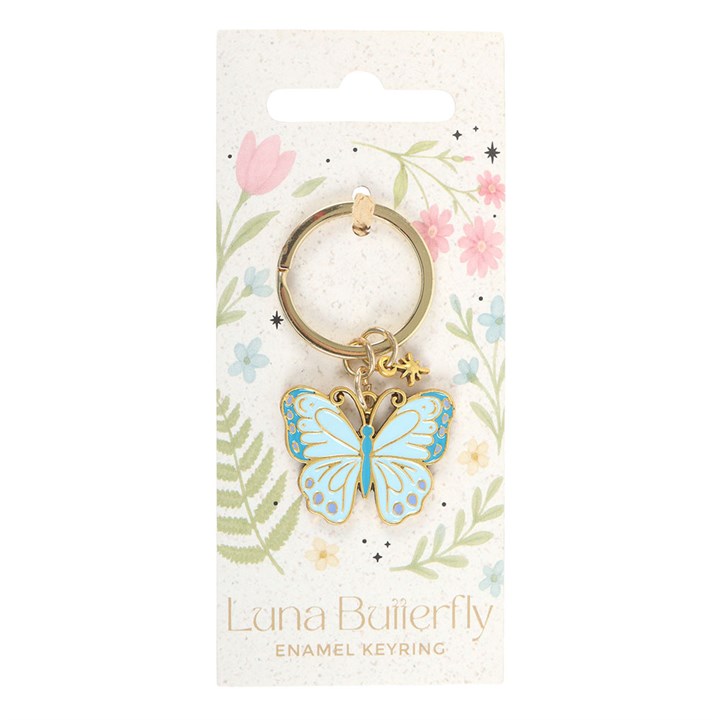 Luna Butterfly Keyring