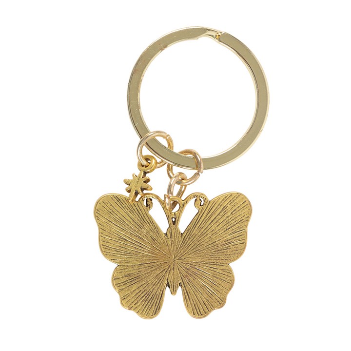 Luna Butterfly Keyring