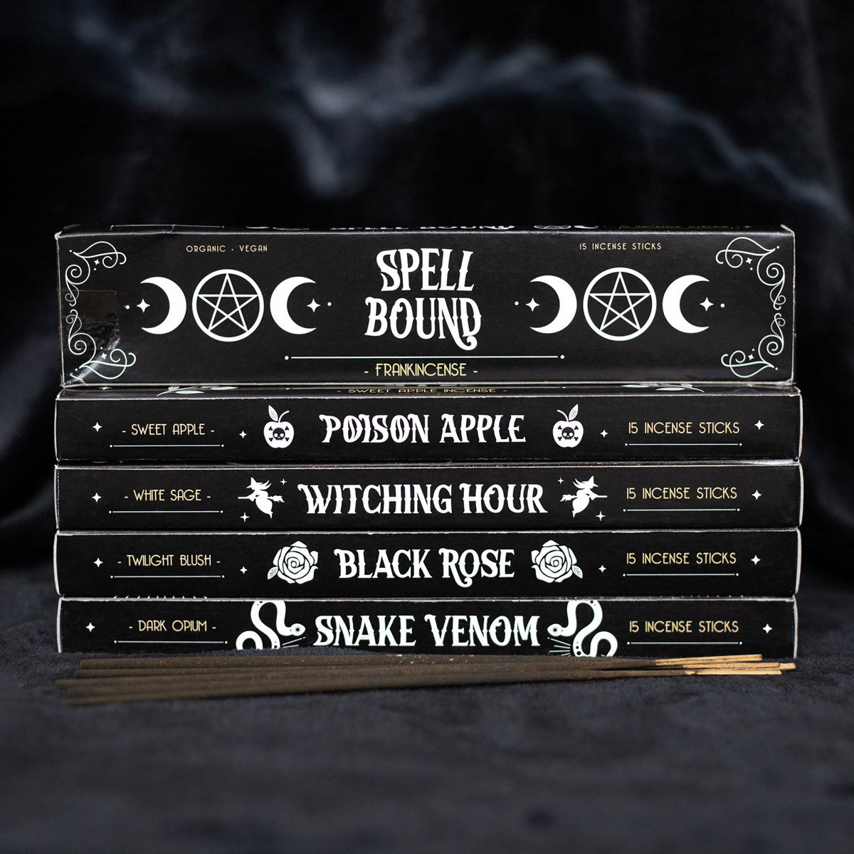 Set of 6 Midnight Ritual Incense Sticks