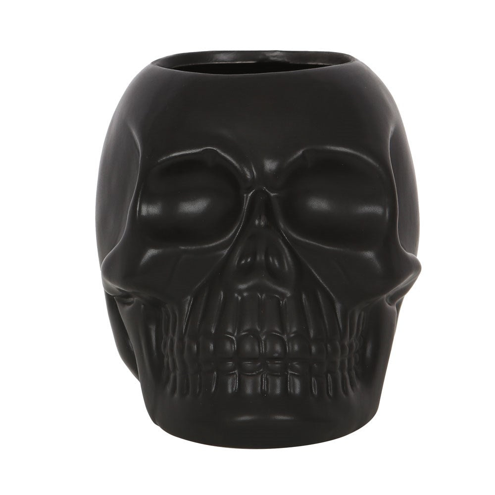 Black Skull Toothbrush Holder