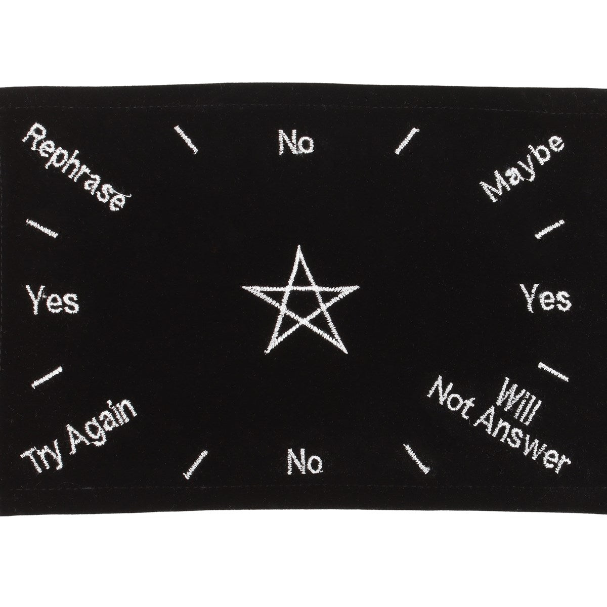 Embroidered Pentacle Pendulum Mat