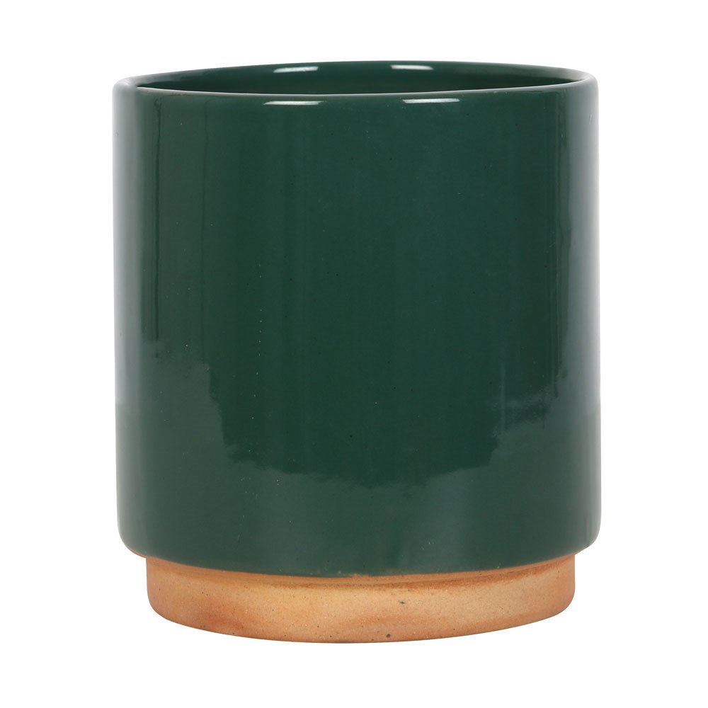 Dark Green Plant Lady Plant Pot