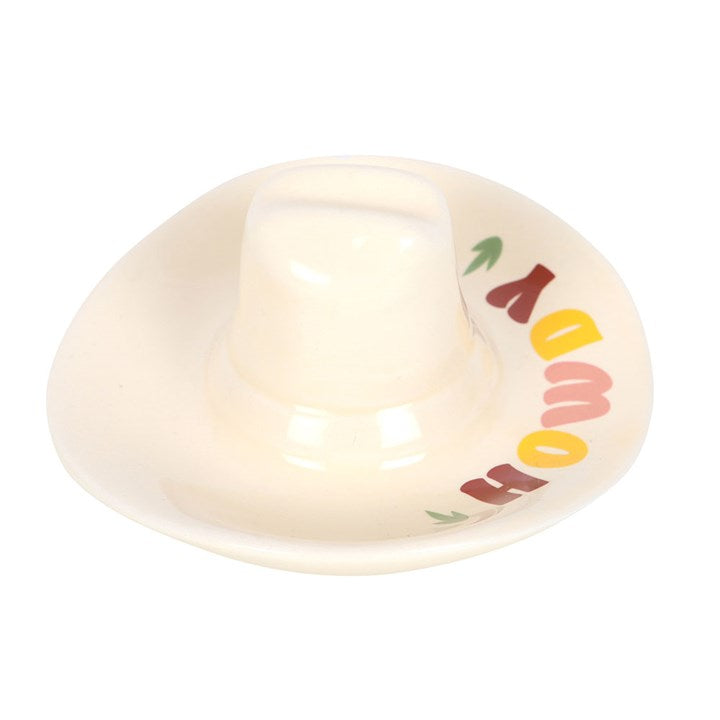 Howdy Cowboy Hat Trinket Dish