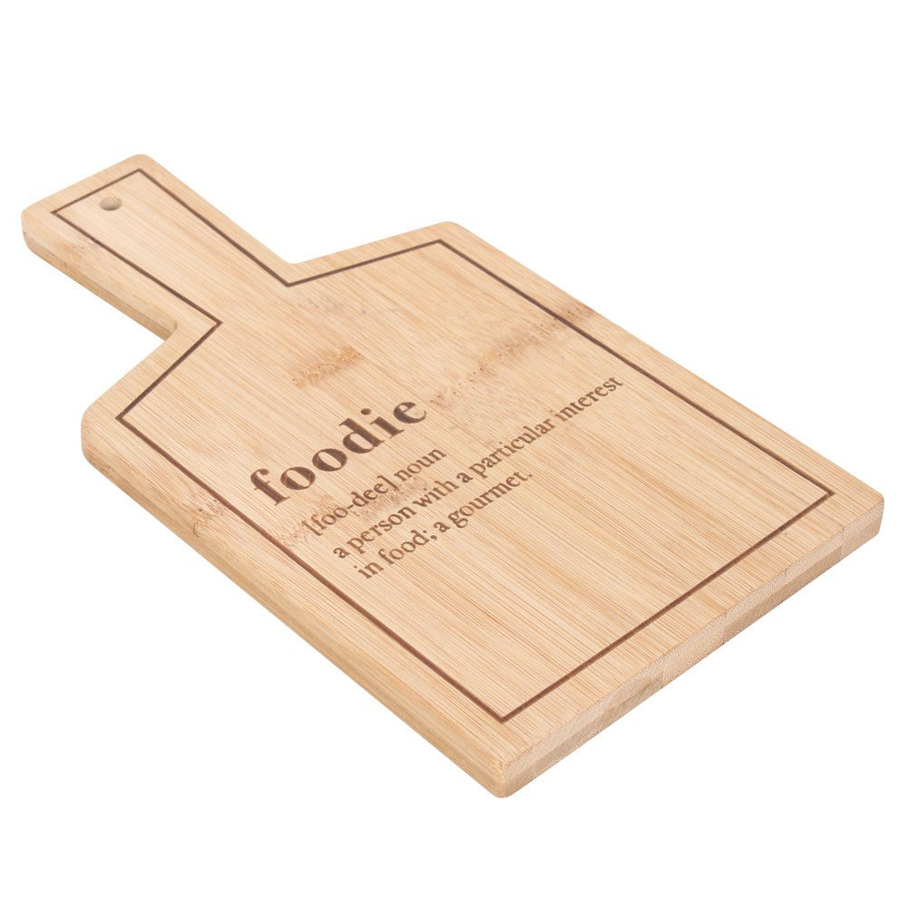 Foodie Bamboo Serving Board