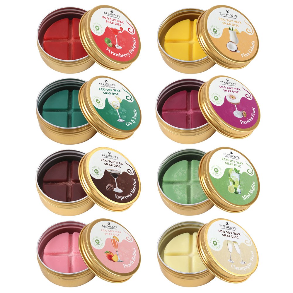 32 Cocktail Soy Wax Snap Discs