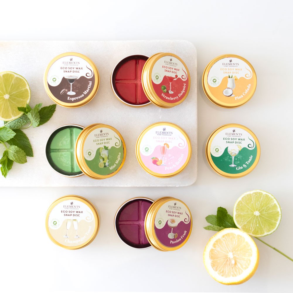 32 Cocktail Soy Wax Snap Discs