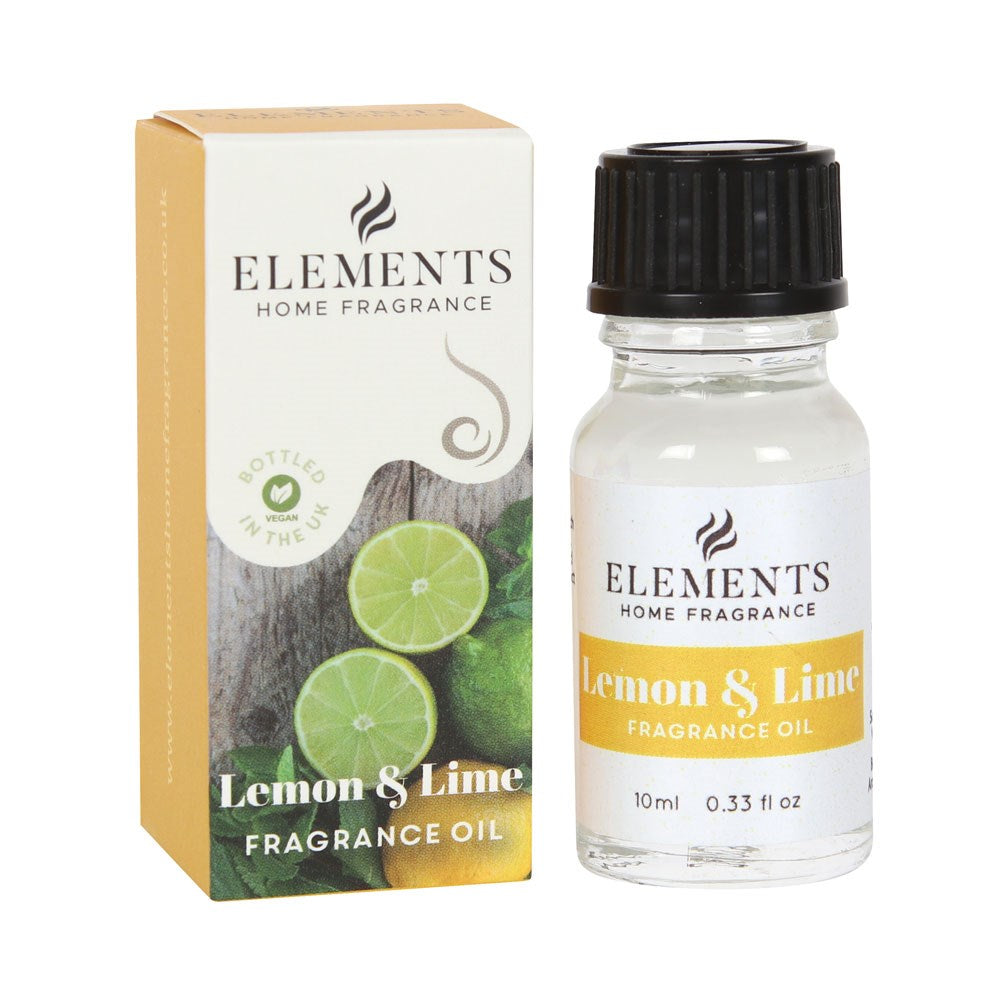 Set of 12 Elements Lemon & Lime Fragrance Oils