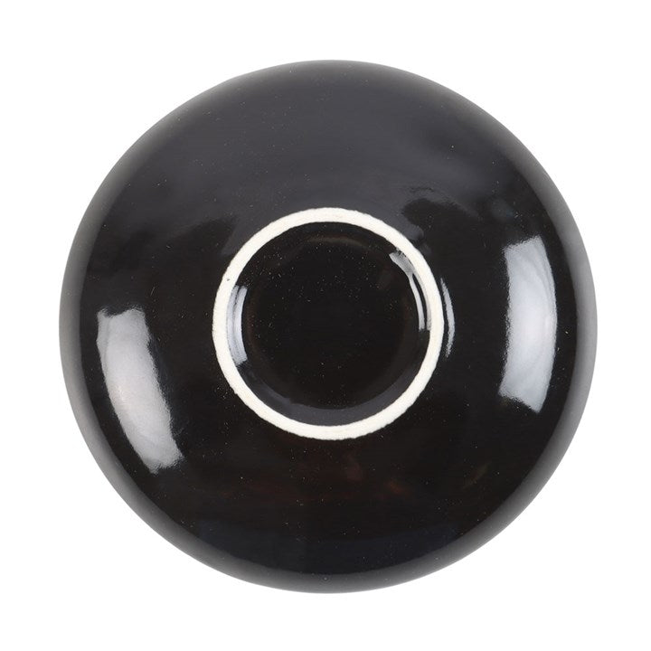 Round Black Talking Board Trinket Dish