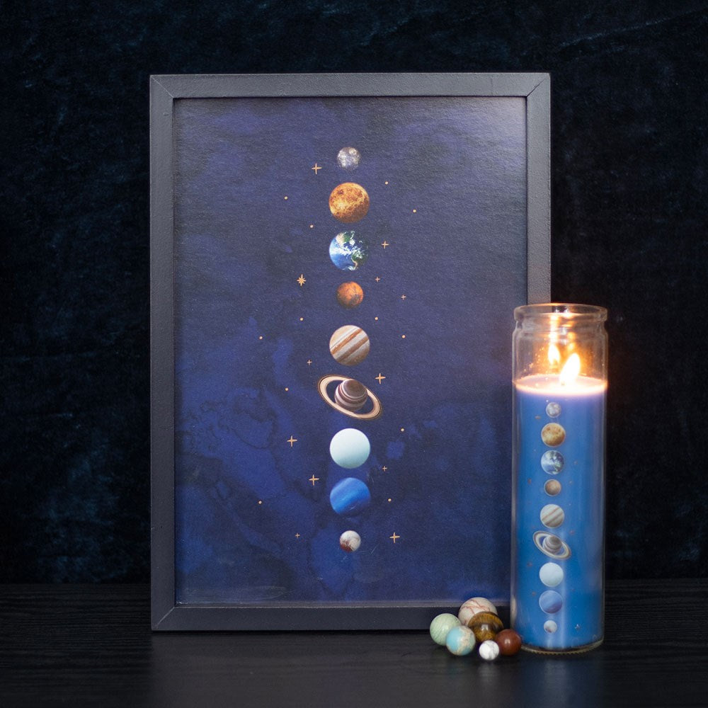 Solar System Framed Wall Print