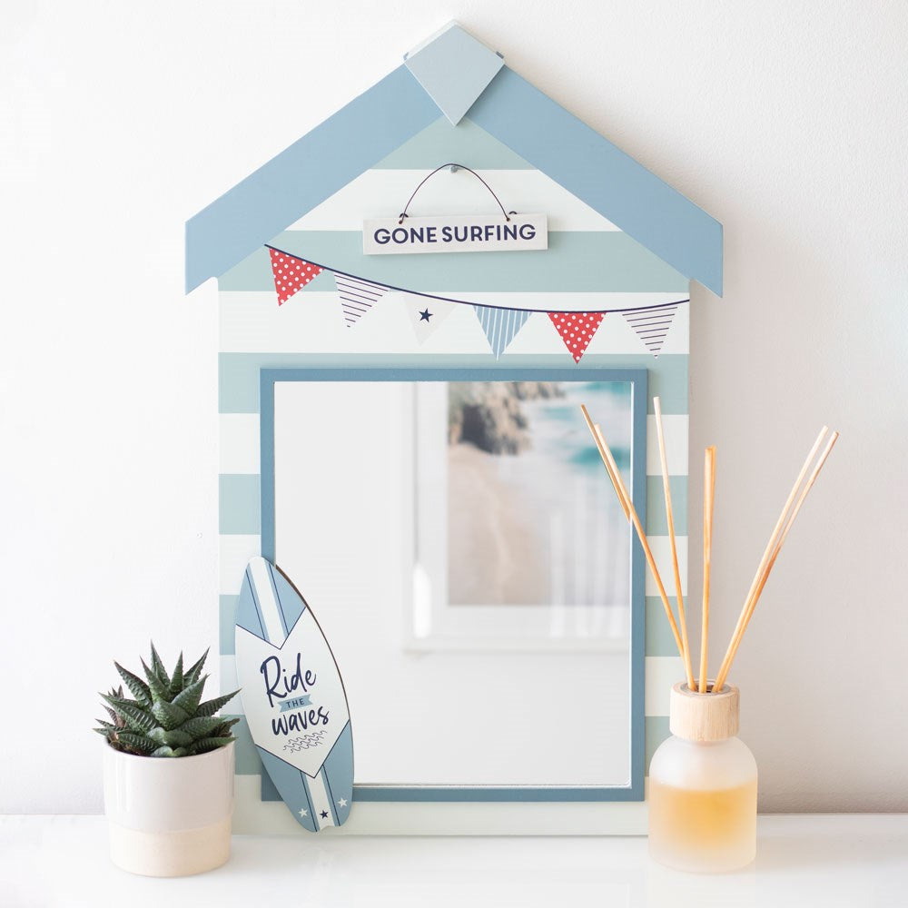 Beach Hut Wall Mirror