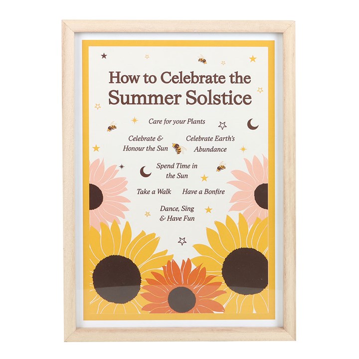 How to Celebrate the Summer Solstice Framed Wall Art Print