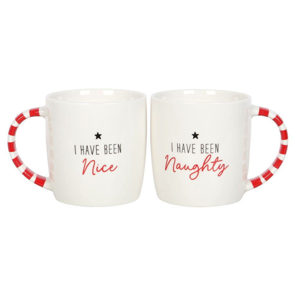 Naughty and Nice Couples Mug Set