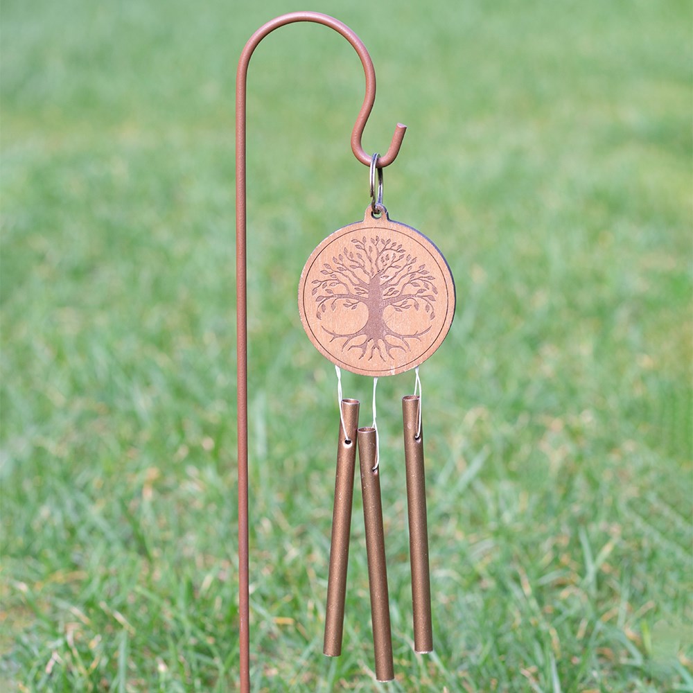 45cm Tree of Life Standing Garden Windchime